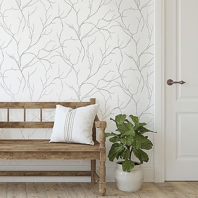 NextWall Branches Peel and Stick Wallpaper