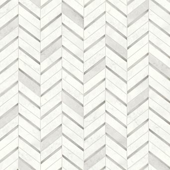 NextWall Chevron Tile Peel & Stick Wallpaper