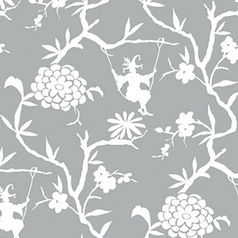 NextWall Chinoiserie Peel and Stick Wallpaper