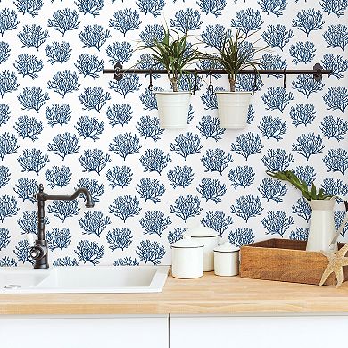 NextWall Coral Reef Peel & Stick Wallpaper