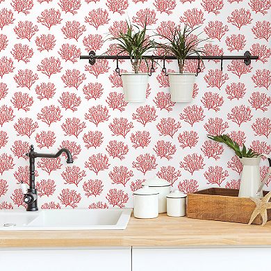NextWall Coral Reef Peel & Stick Wallpaper