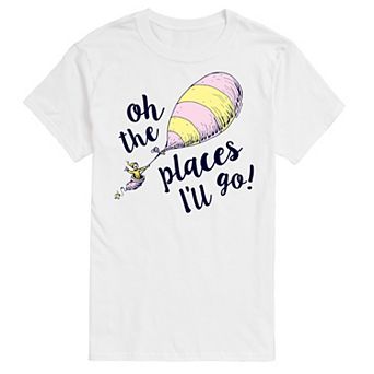 Big & Tall Dr. Seuss Places I'll Go Tee