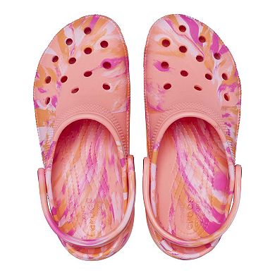 Crocs Classic Women's Platform Marbled Clogs