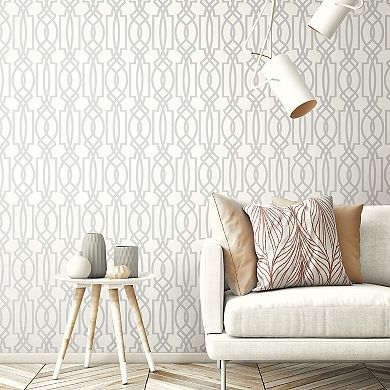 NextWall Deco Lattice Peel and Stick Wallpaper