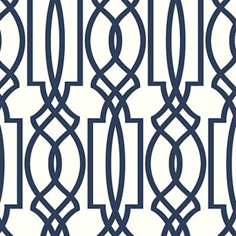 NextWall Deco Lattice Peel and Stick Wallpaper