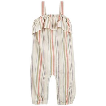 Baby Girl Carter's Striped Jumpsuit