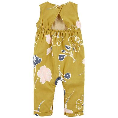 Baby & Toddler Girl Carter's Floral Jumpsuit