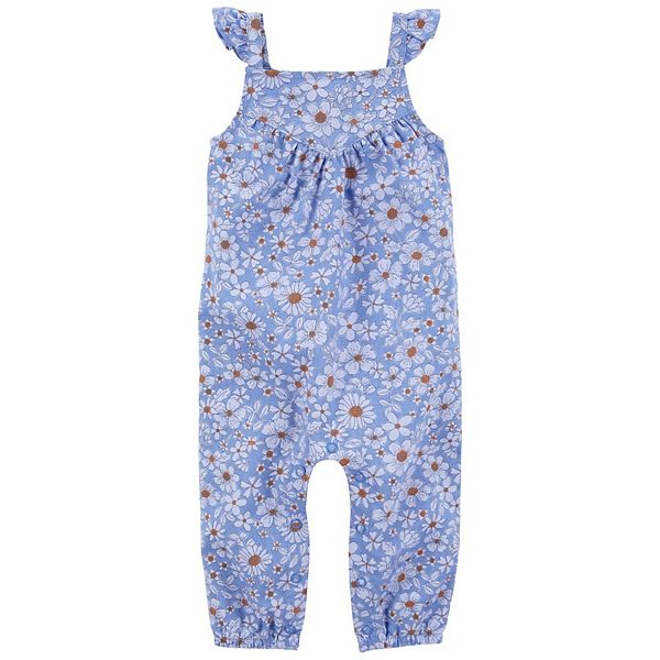 Baby Girl Carter's Floral Jumpsuit