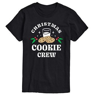 Big & Tall Christmas Cookie Crew Tee