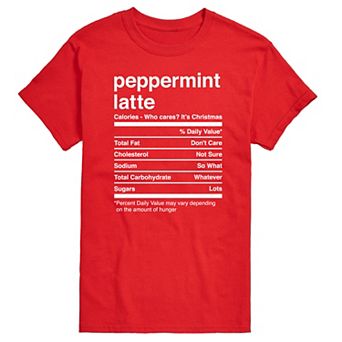 Big & Tall Peppermint Latte Fact Tee