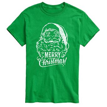 Big & Tall Vintage Santa Christmas Tee