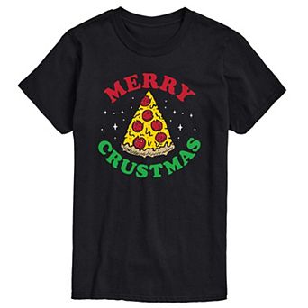 Big & Tall Merry Crustmas Pizza Tee