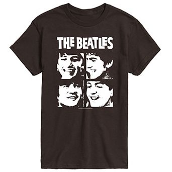 Men's The Beatles Face Grid Tee