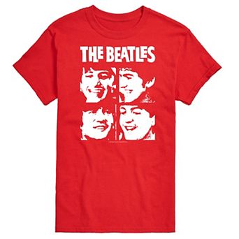 Men's The Beatles Face Grid Tee