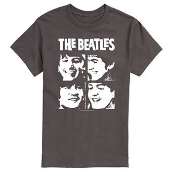 Men's The Beatles Face Grid Tee