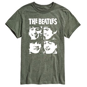 Men's The Beatles Face Grid Tee