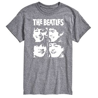 Men's The Beatles Face Grid Tee