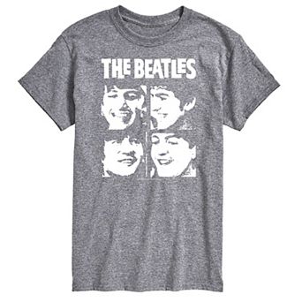 Men's The Beatles Face Grid Tee
