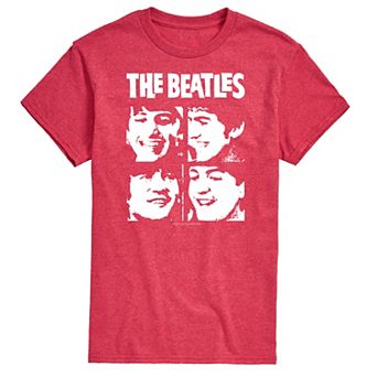 Men's The Beatles Face Grid Tee