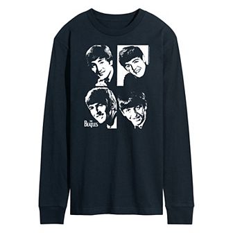 Men's The Beatles Group Long Sleeve Tee