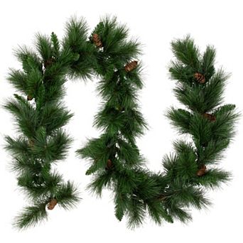 Northlight 9-ft. White Valley Pine with Pine Cones Artificial Garland