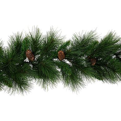 Northlight 9-ft. White Valley Pine with Pine Cones Artificial Garland