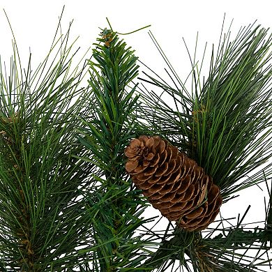 Northlight 9-ft. White Valley Pine with Pine Cones Artificial Garland