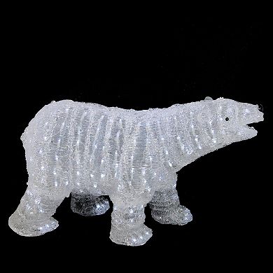 Northlight 28-in. Lighted Acrylic Polar Bear Decoration