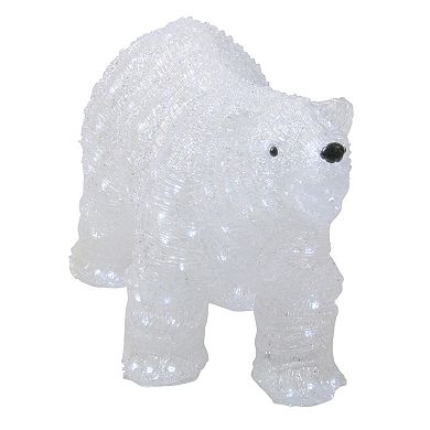 Northlight 28-in. Lighted Acrylic Polar Bear Decoration