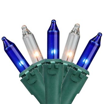 Northlight 100 Blue & Clear Mini Christmas Lights