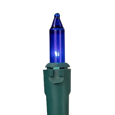 Northlight 100 Blue & Clear Mini Christmas Lights