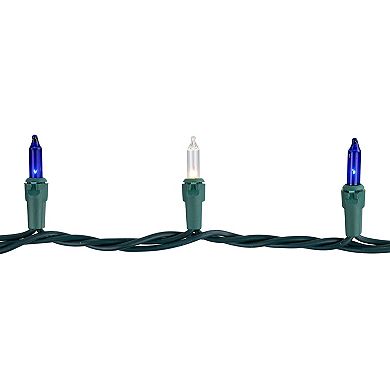 Northlight 100 Blue & Clear Mini Christmas Lights
