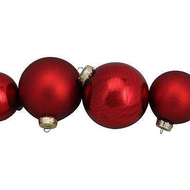 Northlight 72-pc. Red Glass Ornament Set