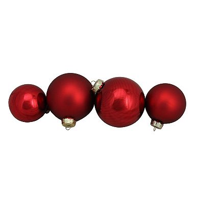 Northlight 72-pc. Red Glass Ornament Set