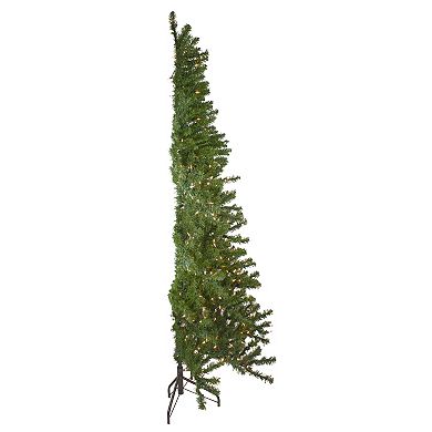 Northlight 6.5-ft. Pre-Lit Canadian Pine Slim Artificial Christmas Wall Tree