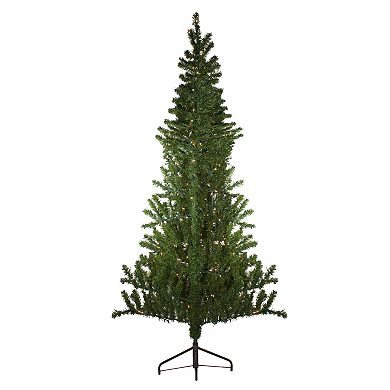 Northlight 6.5-ft. Pre-Lit Canadian Pine Slim Artificial Christmas Wall Tree