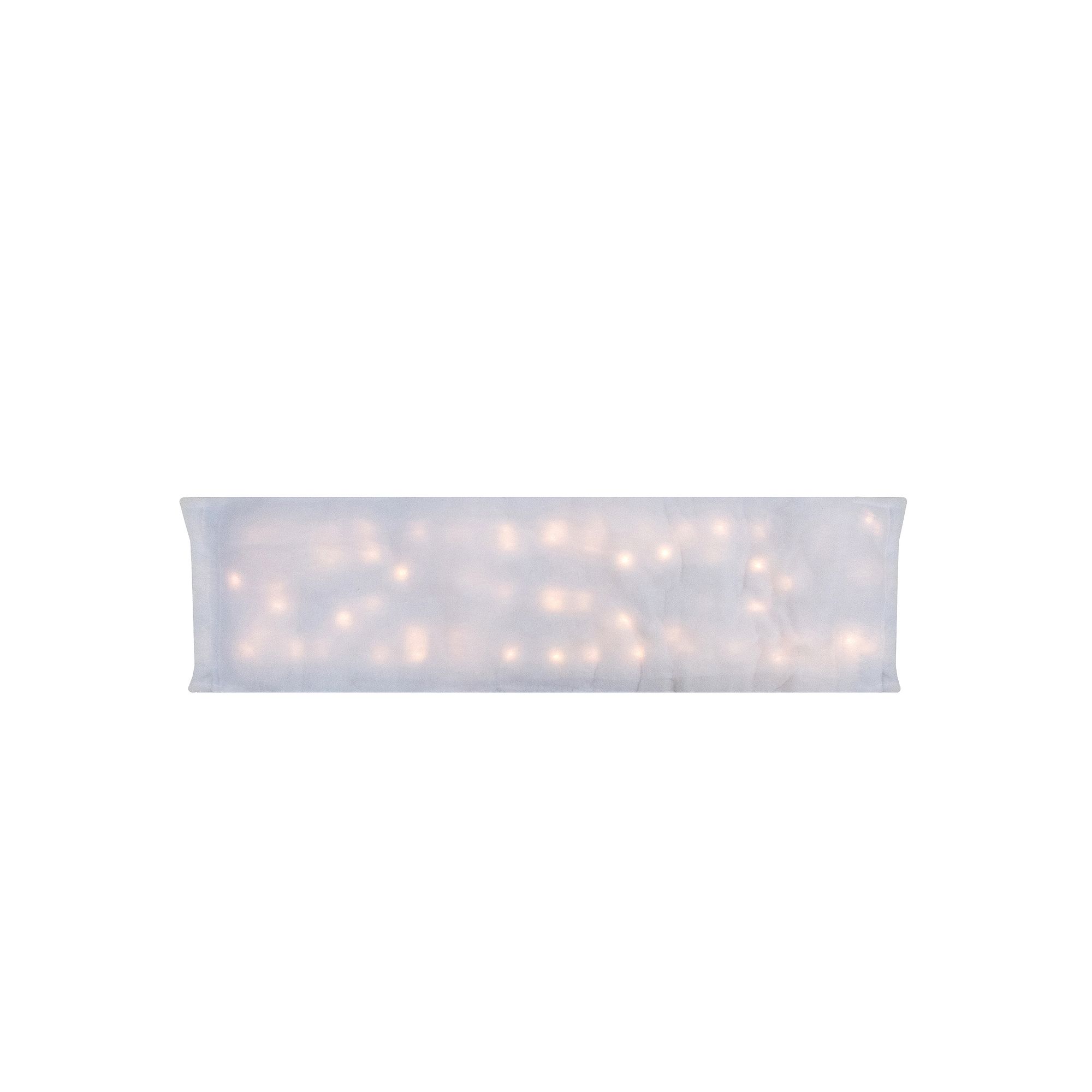 Northlight LED Christmas Artificial Snow Blanket, White