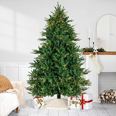 Northlight 6.5-ft. Pre-Lit Juniper Pine Artificial Christmas Tree