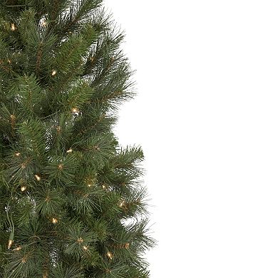 Northlight 6.5-ft. Pre-Lit Beaver Pine Artificial Christmas Wall Tree