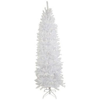 Northlight 7.5-ft. Pre-Lit Rapids White Pine Pencil Artificial Christmas Tree
