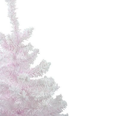 Northlight 3-ft. Flocked Madeline Pink Spruce Artificial Christmas Tree