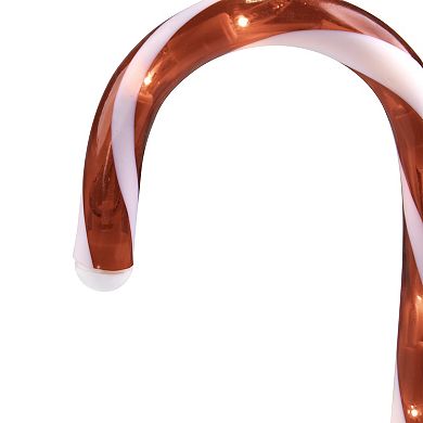 Northlight Lighted Outdoor Candy Cane Christmas Pathway Markers 10-piece Set