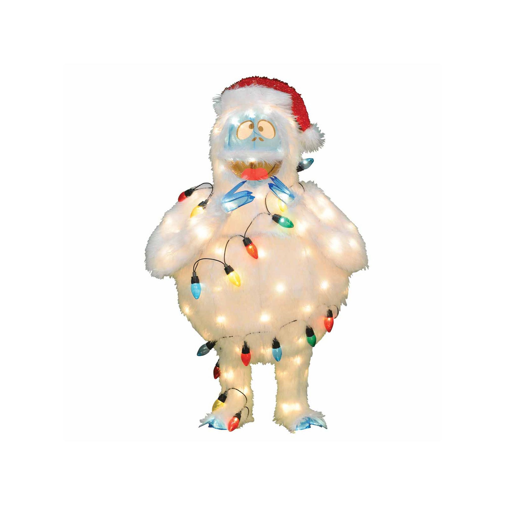Northlight Pre-Lit Bumble Christmas Outdoor Floor Decor, White
