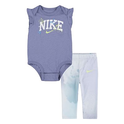 Baby Girl Nike Just DIY It Bodysuit Leggings Set