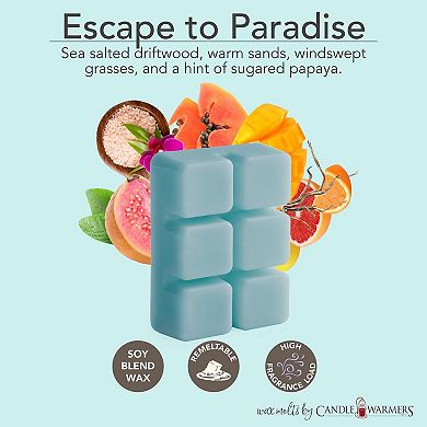 Candle Warmers Etc. 2.5-oz. Escape to Paradise & Ocean Tide Variety Wax Melts 48-piece Set