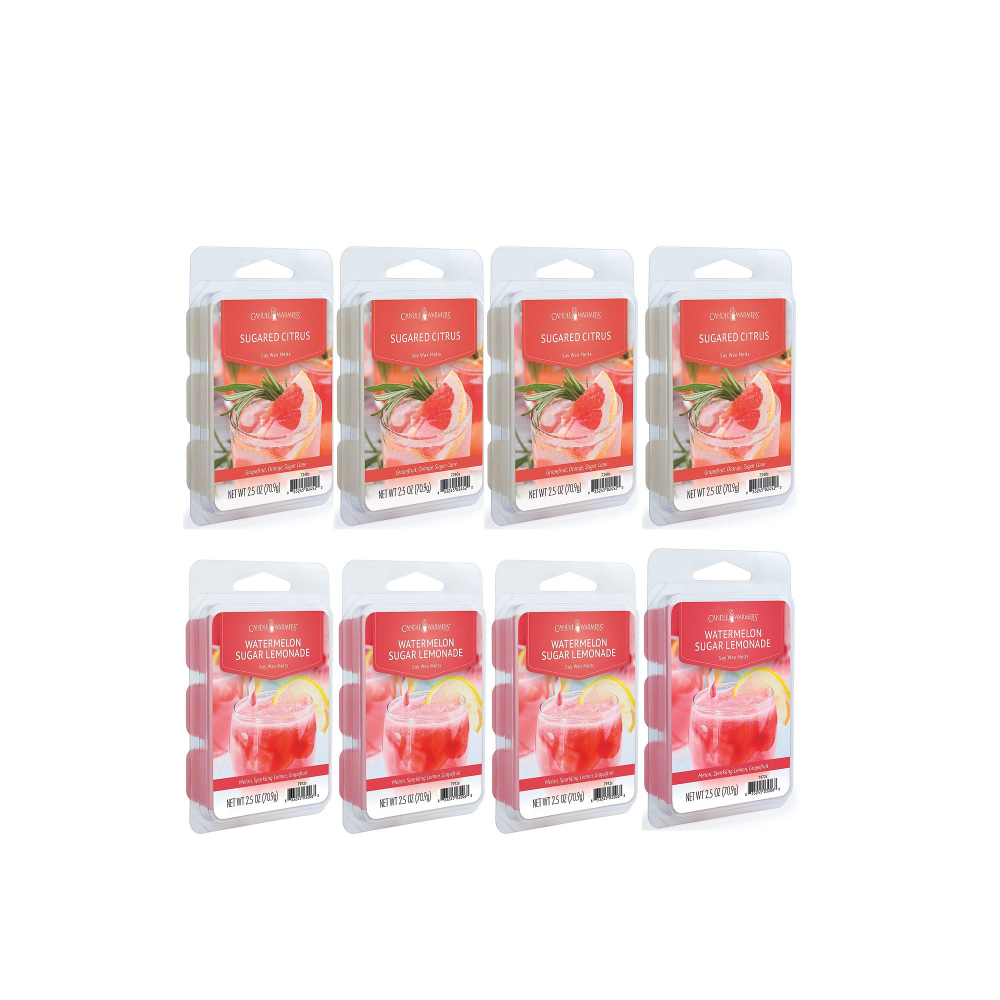 Candle Warmers Etc. 2.5-oz. Sugared Citrus & Watermelon Lemonade Variety Wa
