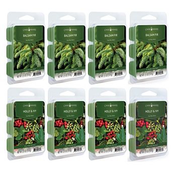 Candle Warmers Etc. 2.5-oz. Balsam Fir & Holly and Ivy Variety Wax Melts 48 pc Set