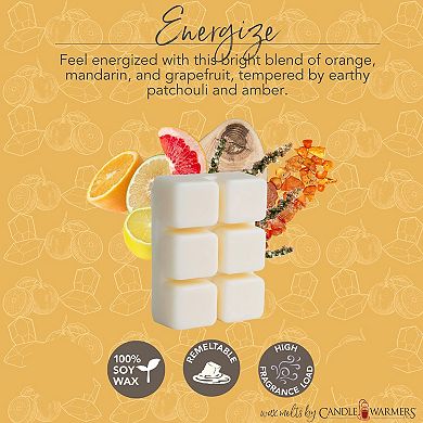 Candle Warmers Etc. 2.5-oz. Clarity & Energize Aromatherapy Variety Wax Melts 48-piece Set