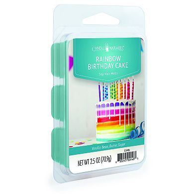Candle Warmers Etc. 2.5-oz. Rainbow Birthday Cake & Warm Cinnamon Buns Variety Wax Melts 48-piece Set