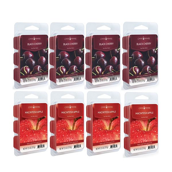 Candle Warmers Etc. 2.5-oz. Black Cherry & Macintosh Apple Variety Wax Melts  48-piece Set